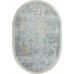 Турецкий ковер Tajmahal 06501 Серый-голубой овал